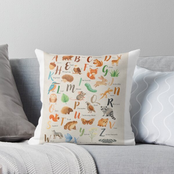 Item preview, Alphabet Woodland  designed and sold by Cherribun Studio.