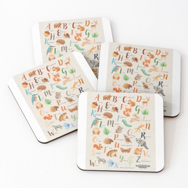 Item preview, Alphabet Woodland  designed and sold by Cherribun Studio.