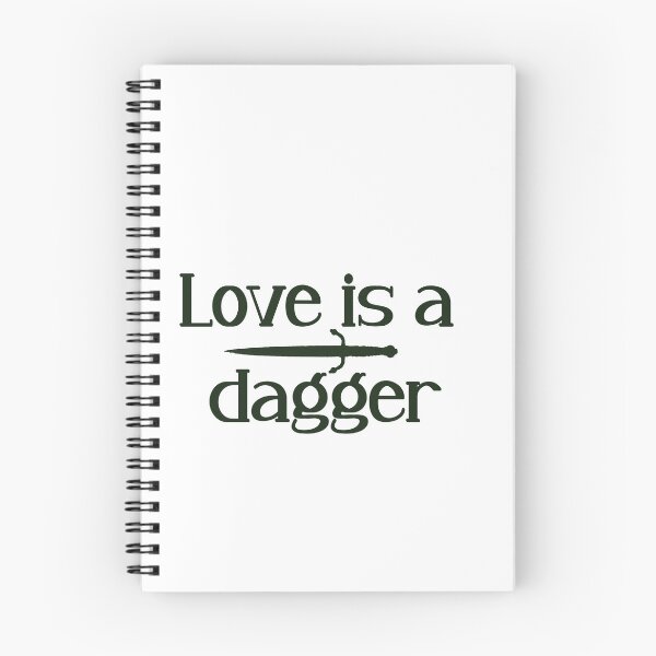 Item preview, Love is a dagger Loki quote sticker designed and sold by houlocomx.