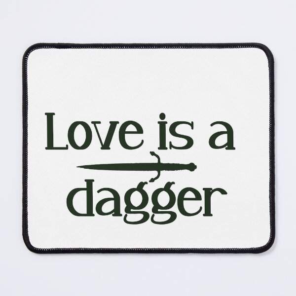 Item preview, Love is a dagger Loki quote sticker designed and sold by houlocomx.