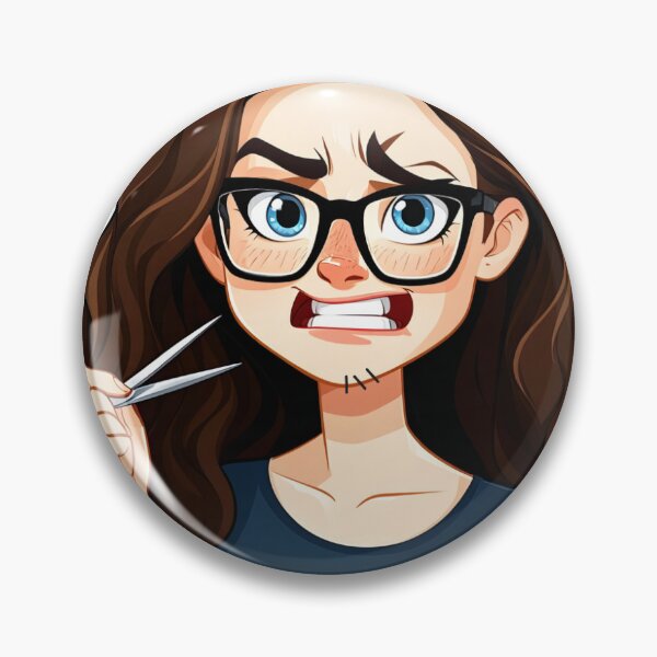 Item preview, Ask Me About My Chin Hair designed and sold by PMS - The Peri & Menopause Society.
