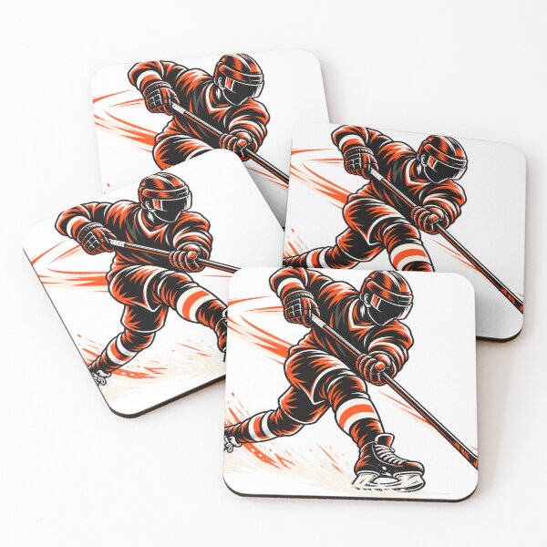 Item preview, Hockey Player in Motion – Abstract Hockey Art designed and sold by zhivago1980.
