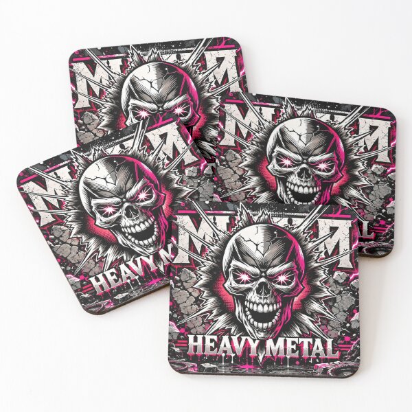 Item preview, Heavy Metal Skull Rock & Roll Rebellion designed and sold by Fei Long Design Hub.