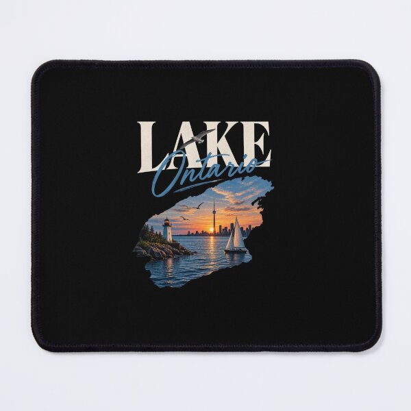 Item preview, Modern Lake Ontario Great Vintage Sunset Graphic Boating Tee designed and sold by MJLdesigns.