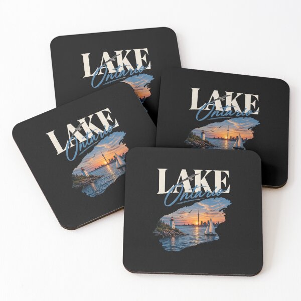 Item preview, Modern Lake Ontario Great Vintage Sunset Graphic Boating Tee designed and sold by MJLdesigns.