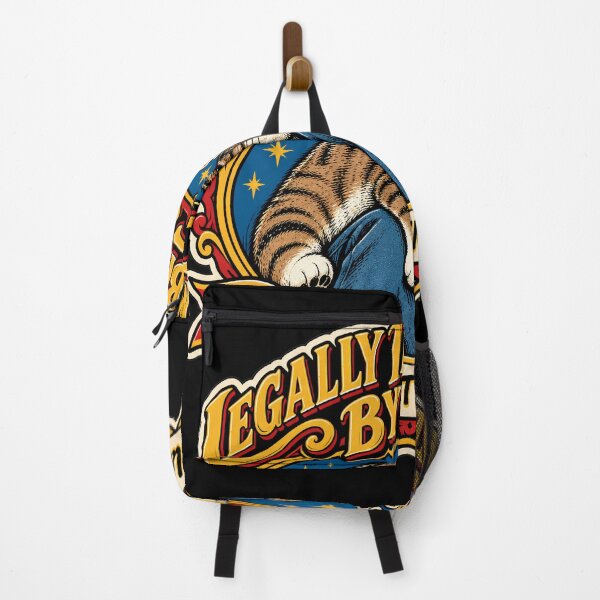 Item preview, Legally Immobilized by Cat - Vintage Retro designed and sold by Feral Feline.
