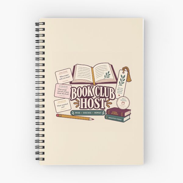 Item preview, Book Club Host Gift – Read Discuss Repeat Book Lover Tote Design designed and sold by astersgraphics.
