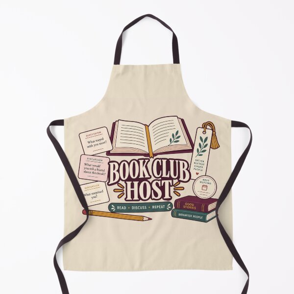 Item preview, Book Club Host Gift – Read Discuss Repeat Book Lover Tote Design designed and sold by astersgraphics.