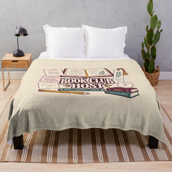Item preview, Book Club Host Gift – Read Discuss Repeat Book Lover Tote Design designed and sold by astersgraphics.