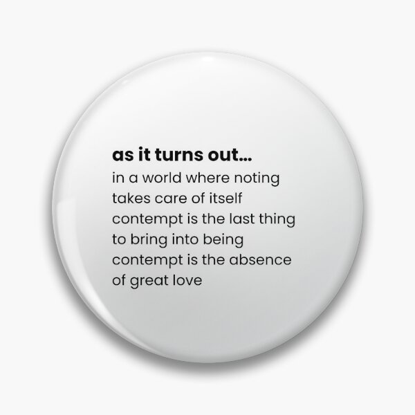Item preview, contempt is the absence of great love  designed and sold by 2wholehearted.