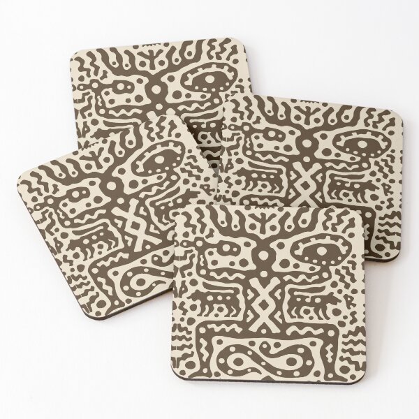 Item preview, Ancient Totem Tree Spirit Pattern designed and sold by RamyGallery.