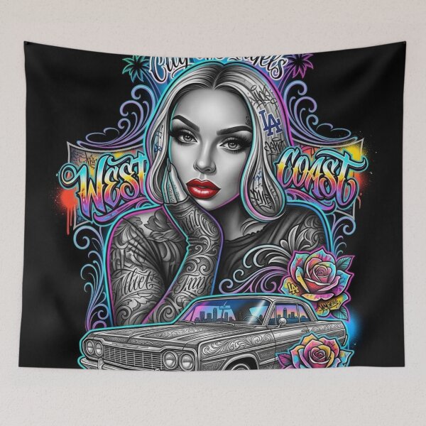 Item preview, City of Angels West Coast Vibes designed and sold by kiwiartyfarty.