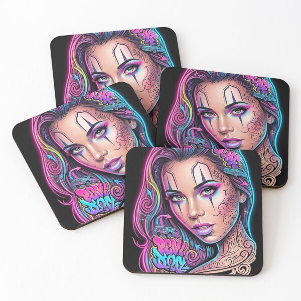 Item preview, Colorful Graffiti Face Art designed and sold by kiwiartyfarty.