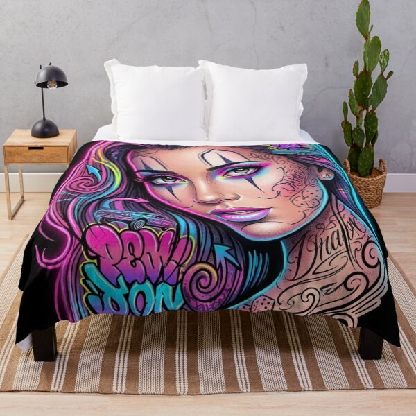 Item preview, Colorful Graffiti Face Art designed and sold by kiwiartyfarty.