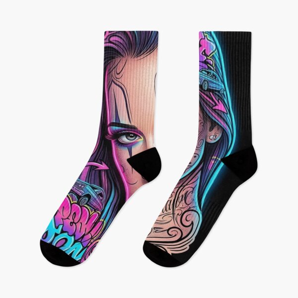 Item preview, Colorful Graffiti Face Art designed and sold by kiwiartyfarty.
