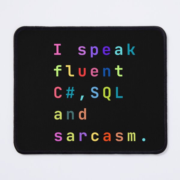 Item preview, C Sharp SQL Funny Programmer Joke designed and sold by MarijasCrafts.
