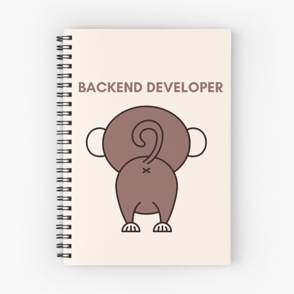 Item preview, Monkeying Around as a Backend Developer designed and sold by MarijasCrafts.