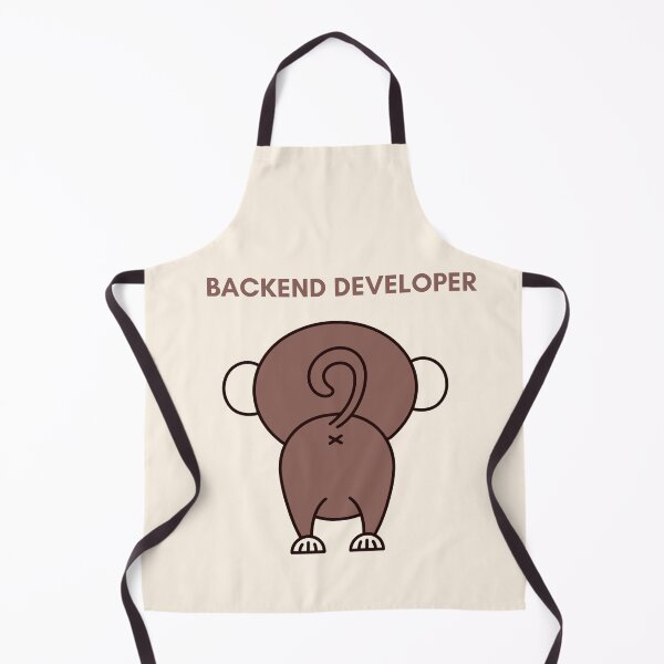 Item preview, Monkeying Around as a Backend Developer designed and sold by MarijasCrafts.