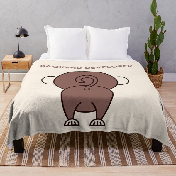 Item preview, Monkeying Around as a Backend Developer designed and sold by MarijasCrafts.