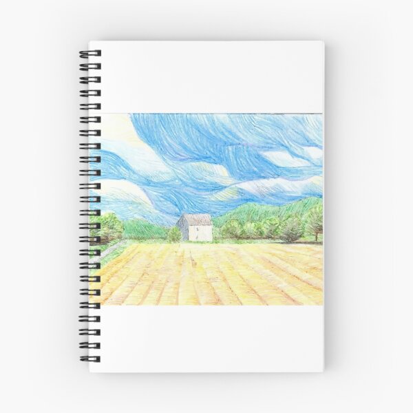 Item preview, Impressionist Wheat Field Swirling Sky designed and sold by empiric-designs.