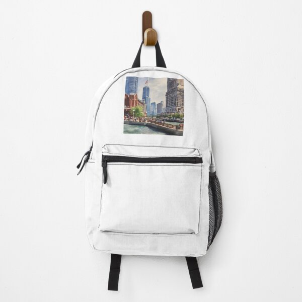 Item preview, Chicago Riverwalk Cityscape designed and sold by Sortix.