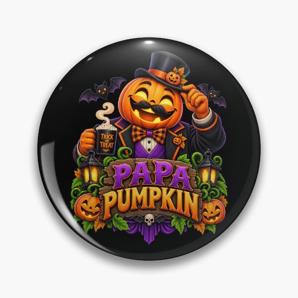 Item preview, Papa Pumpkin Halloween - Cute Matching Family Costume designed and sold by StaticEmpire.
