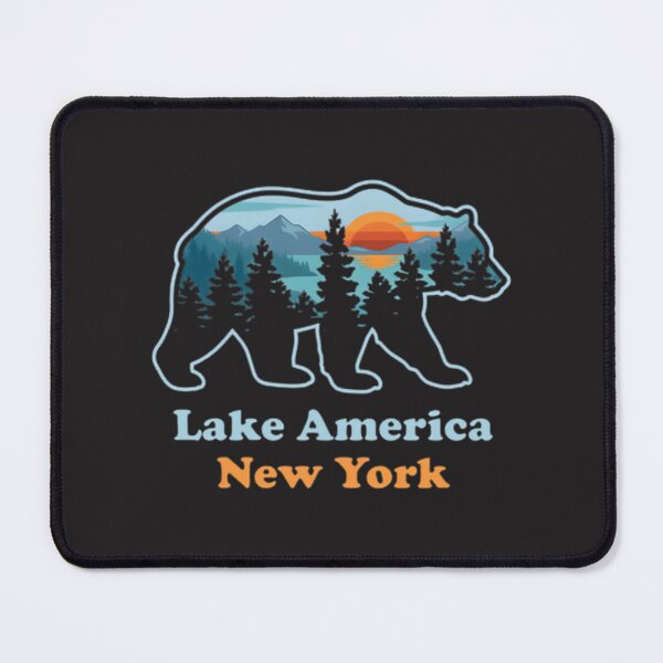 Item preview, Majestic American Black Bear Mountain Lake Silhouette Wilderness Nature Wildlife Adventure Art | Perfect Gift For You And Friends designed and sold by shahroozj.