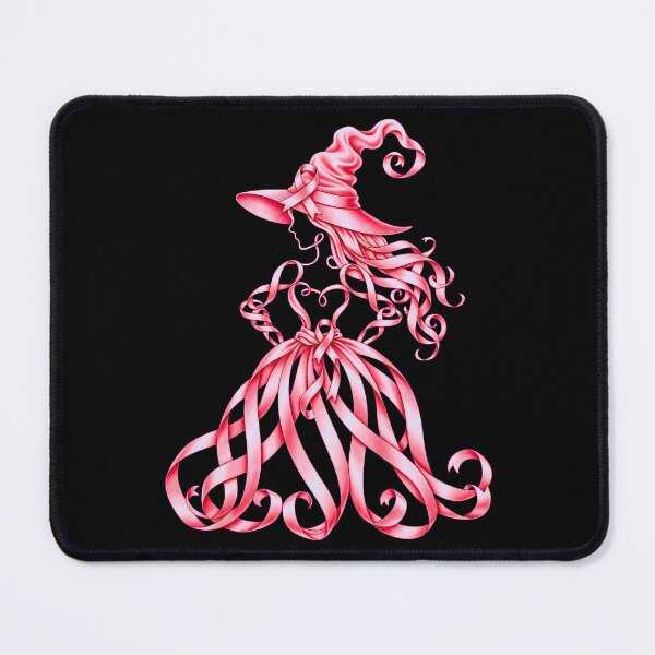 Item preview, Pink Ribbon Witch Halloween Breast Cancer Awareness Shirt designed and sold by Teetreasure2.