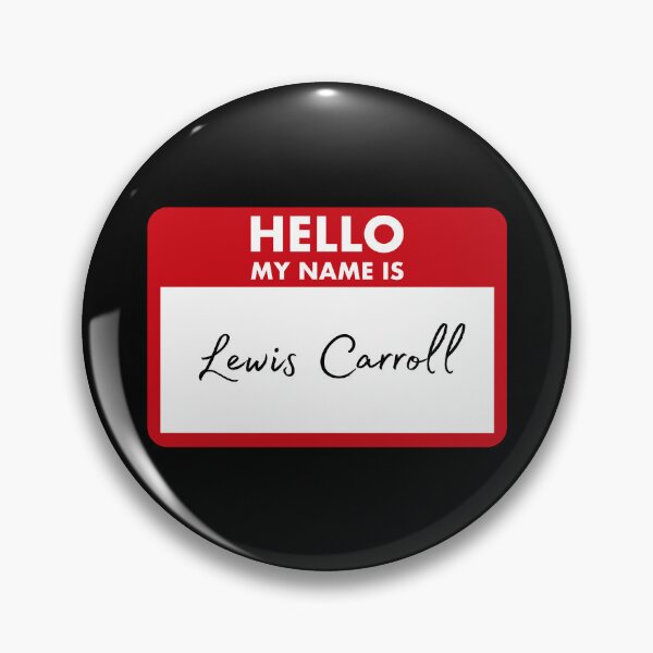 Item preview, Hello My Name Is Lewis Carroll designed and sold by Department of Curiosity.
