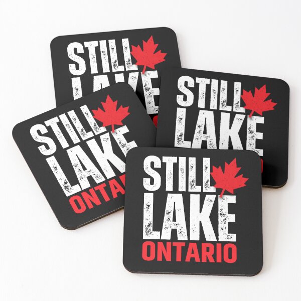 Item preview, Still Lake Ontario Canadian Maple Leaf designed and sold by LeSoniPapaPrint.