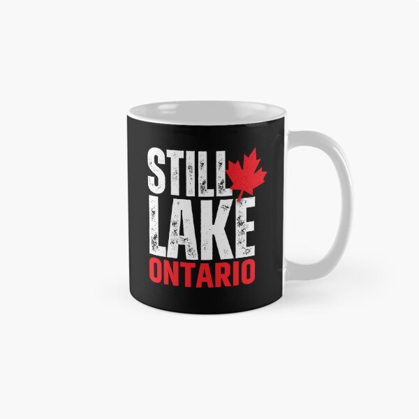 Item preview, Still Lake Ontario Canadian Maple Leaf designed and sold by LeSoniPapaPrint.
