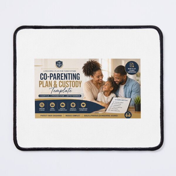 Item preview, Co-Parenting and custody Template designed and sold by Utibe123.