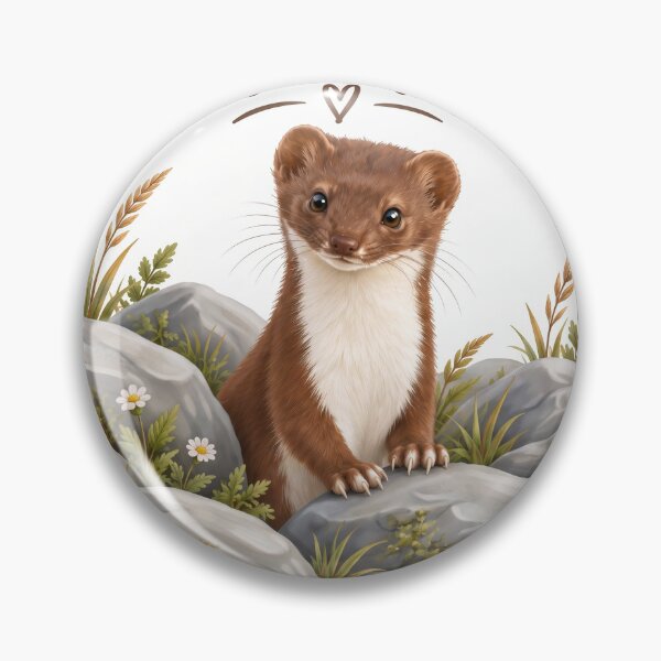 Item preview, Wild at Heart Stoat designed and sold by DansCreations42.