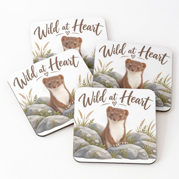 Item preview, Wild at Heart Stoat designed and sold by DansCreations42.