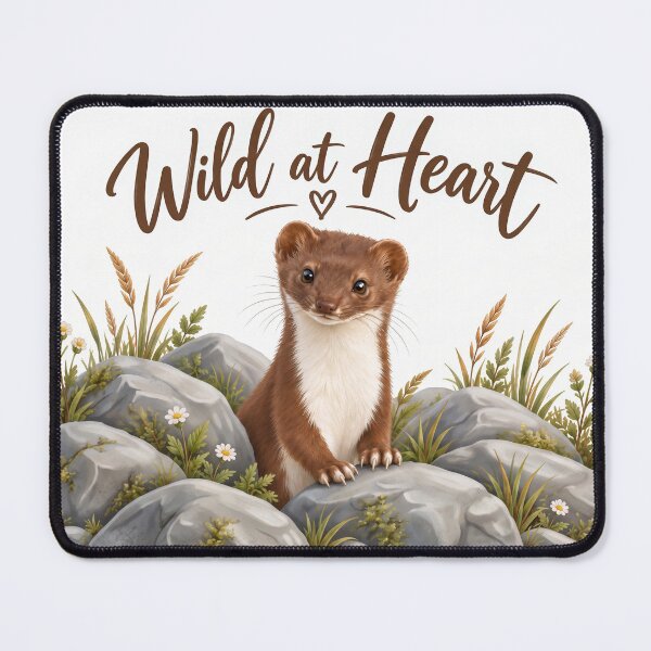Item preview, Wild at Heart Stoat designed and sold by DansCreations42.