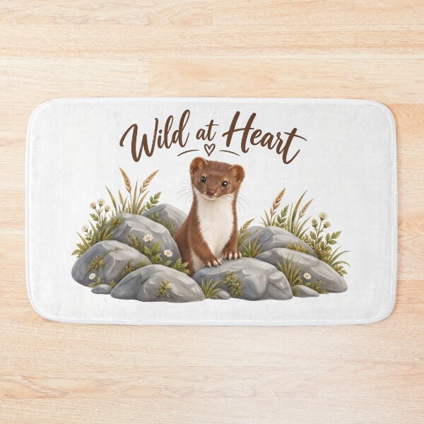 Item preview, Wild at Heart Stoat designed and sold by DansCreations42.