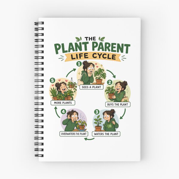 Item preview, Funny Plant Parent Life Cycle Comic Poster designed and sold by Kaikab007.