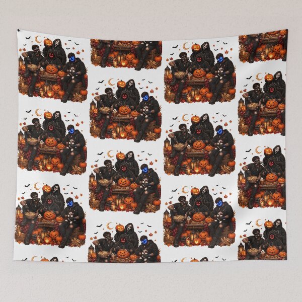 Item preview, Masked Men Halloween | Dark Romance Spooky Season Bookish Fall Design designed and sold by RaeaSunShineDesigns.