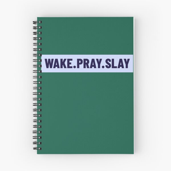 Item preview, WAKE PRAY SLAY designed and sold by GrammysGarage.