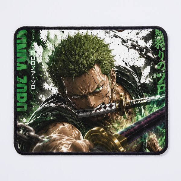 Item preview, Zoro | Emerald Blade Warrior – Three Sword Samurai Dragon Anime Fantasy designed and sold by Dyan4.