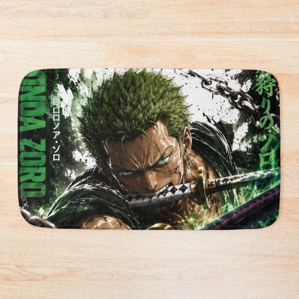 Item preview, Zoro | Emerald Blade Warrior – Three Sword Samurai Dragon Anime Fantasy designed and sold by Dyan4.