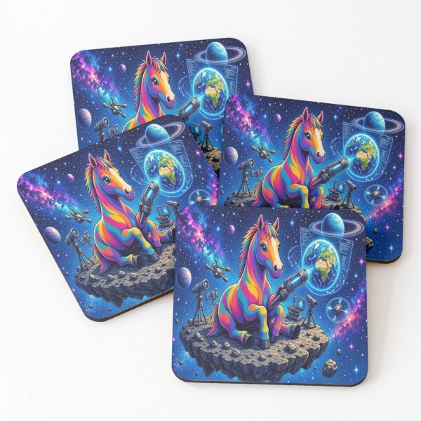 Item preview, The Cute World of Tugy: Rainbow Space Astronaut Horse designed and sold by Breezes-of-Ida.