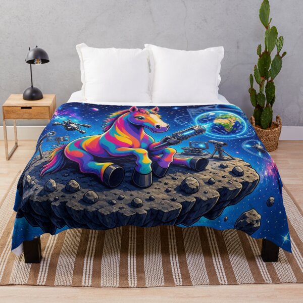 Item preview, The Cute World of Tugy: Rainbow Space Astronaut Horse designed and sold by Breezes-of-Ida.