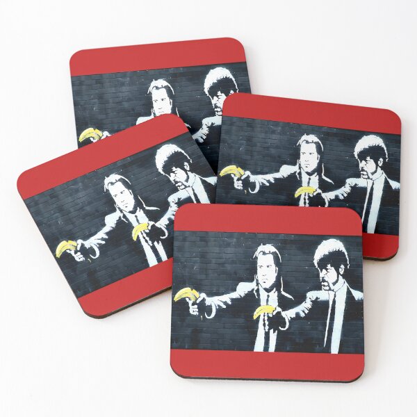Item preview, Banksy Banana Guns Graffiti Street Art designed and sold by SampleRoulette.