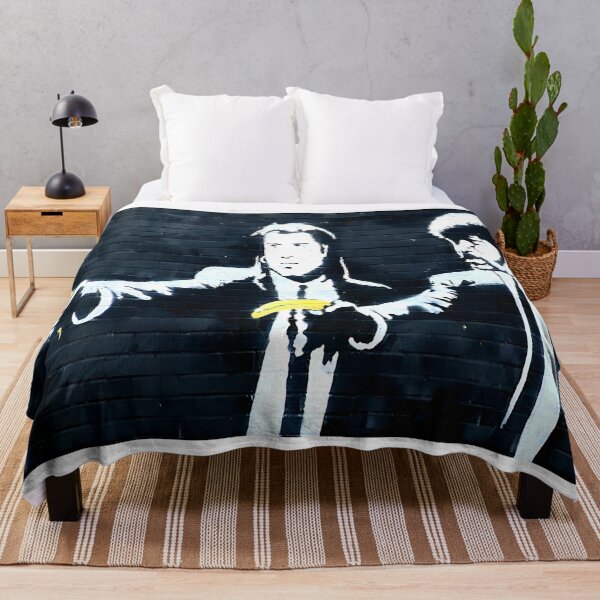 Item preview, Banksy Banana Guns Graffiti Street Art designed and sold by SampleRoulette.