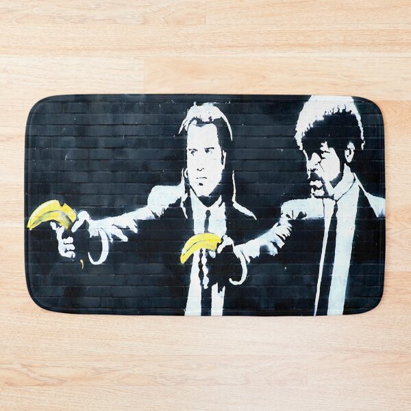 Item preview, Banksy Banana Guns Graffiti Street Art designed and sold by SampleRoulette.