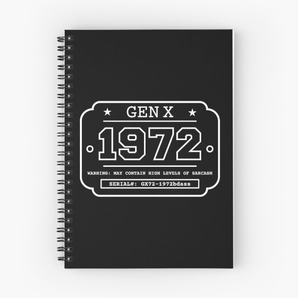 Item preview, 1972 GEN X Badge Vintage Industrial Label Generation X Design Retro Birthday Year designed and sold by HYPNK.