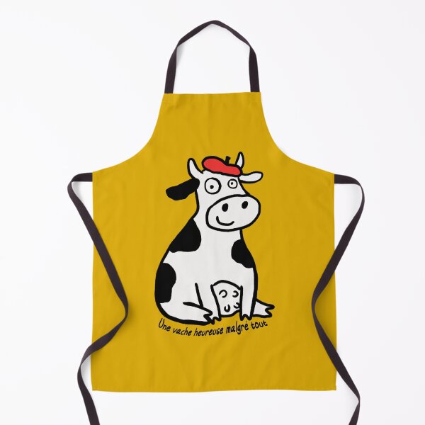 Item preview, Vaca feliz con boina francesa – Regalo para estudiantes de francés designed and sold by OhLaBaguette.
