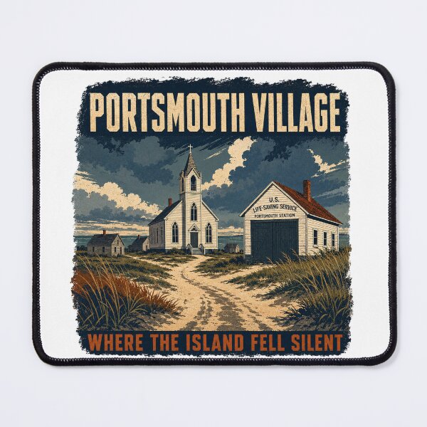 Item preview, Portsmouth Village – Where the Island Fell Silent designed and sold by Past in Threads.
