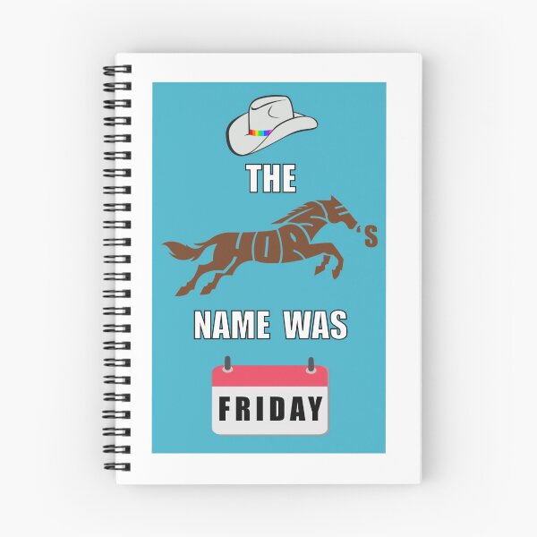 Item preview, the horse's name was friday designed and sold by the-riles-files.